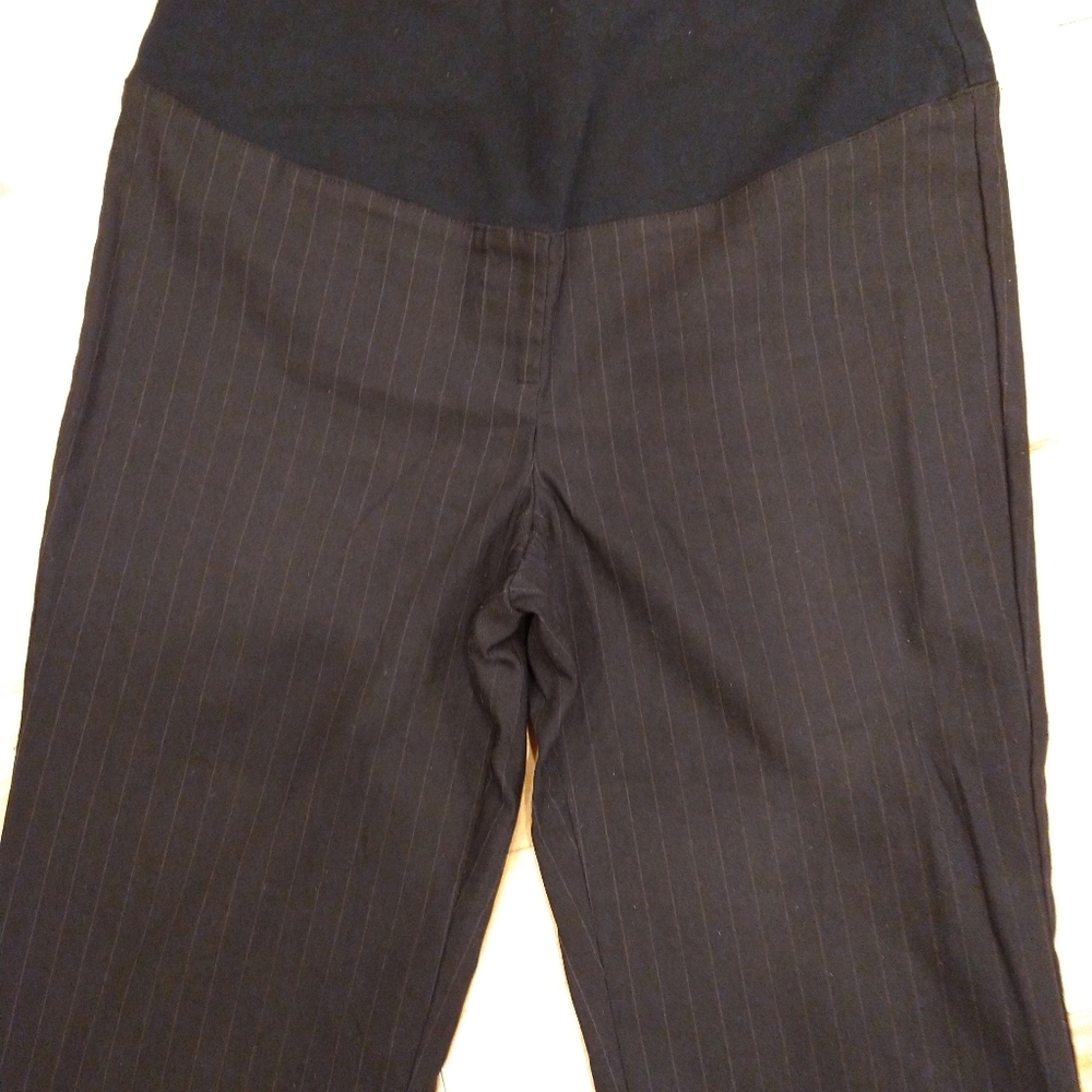 L thyme maternity pregnancy pinstripe dress pants office pants
